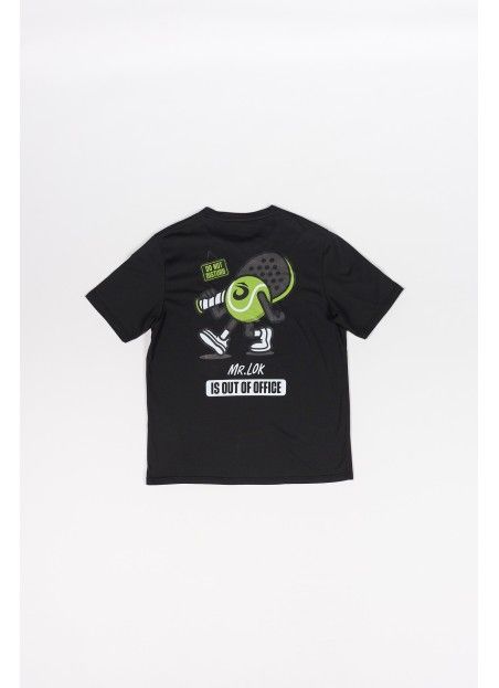 T-shirt Out Of Office By Mr. Lok W Black