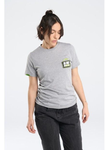 T-shirt Out Of Office By Mr. Lok W Grey