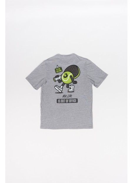 T-shirt Out Of Office By Mr. Lok W Grey