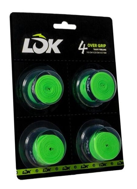 Overgrips SET OF PADEL OVERGRIP 4 UNITS LOK GREEN