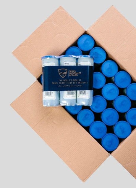 LÕK official ball of SNP LÕK Fresh Balls SNP 8x3 tripack padel ball drawer (8x3 tripack) LÔK