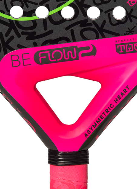 Padel rackets LÕK Be Flow Gen 2 racket pink