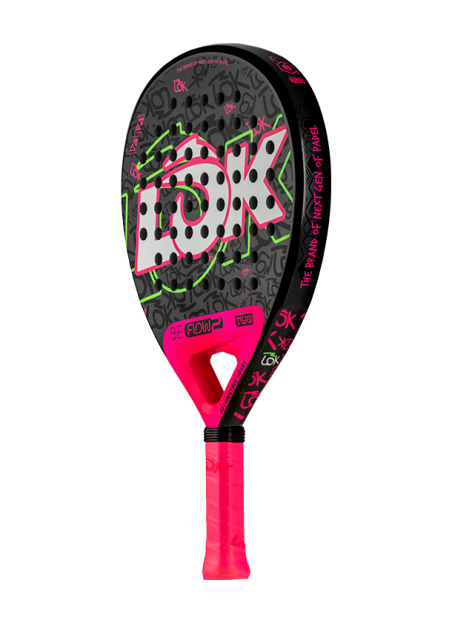 Padel rackets LÕK Be Flow Gen 2 racket pink