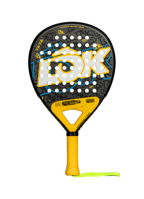 Padel rackets LÕK Be Flow Gen 2 racket yellow