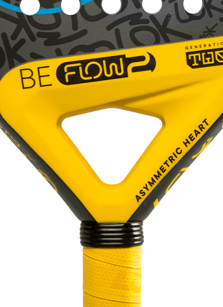 Palas de pádel Pala LÕK Be Flow Gen 2 amarilla