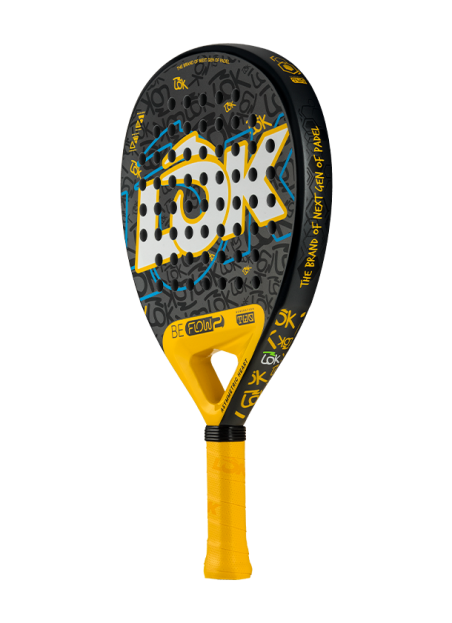 Padel rackets LÕK Be Flow Gen 2 racket yellow