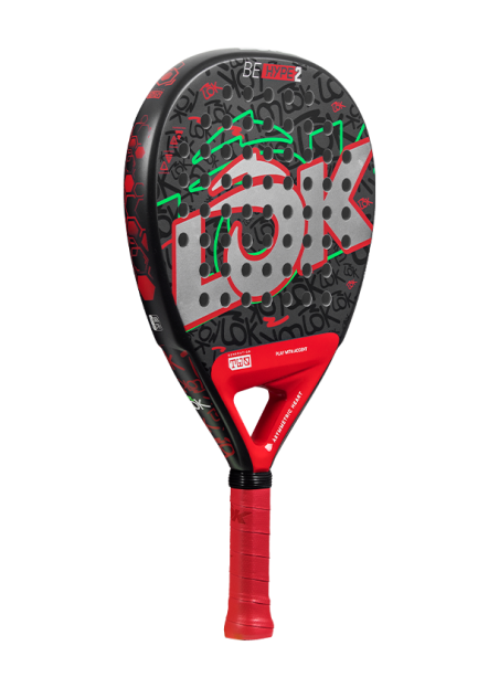 Padel rackets LÕK Be Hype Gen 2 racket red