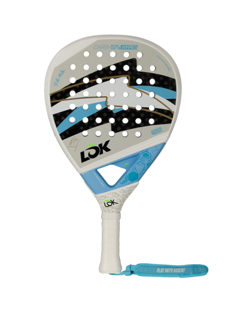 Padel rackets LÕK Carbon On Hype 2 racket Franco Dal Bianco
