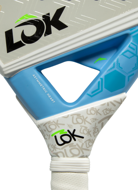 Padel rackets LÕK Carbon On Hype 2 racket Franco Dal Bianco