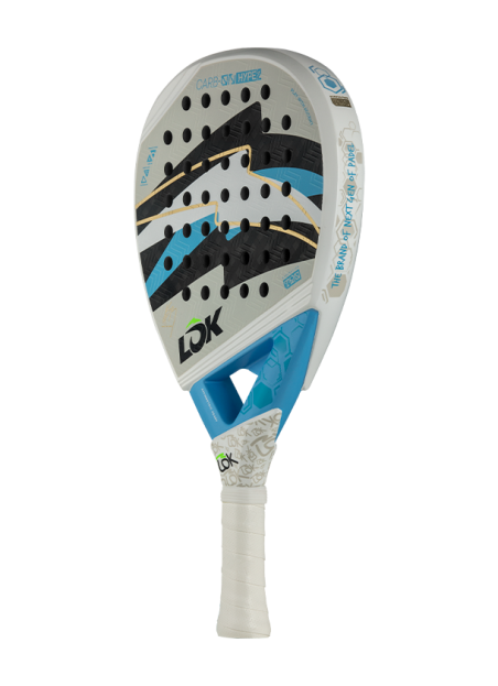 Padel rackets LÕK Carbon On Hype 2 racket Franco Dal Bianco