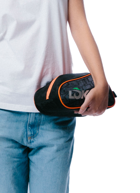 Padel bags Accessory bag LÕK Gen 2 Black/Orange