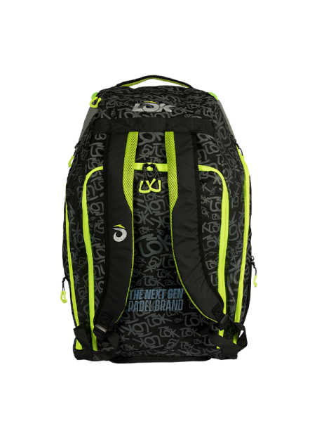 Padel bags Racket Bag LÕK Maxx Gen 2 black grey and green lime