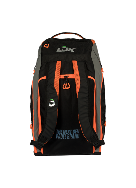 Bolsas de pádel Paletero LÕK Maxx Gen 2 negro gris y naranja